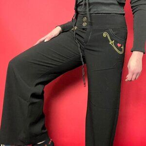 Fairyesque / Black vintage bootcut cowgirl  pants ❤️🖤​